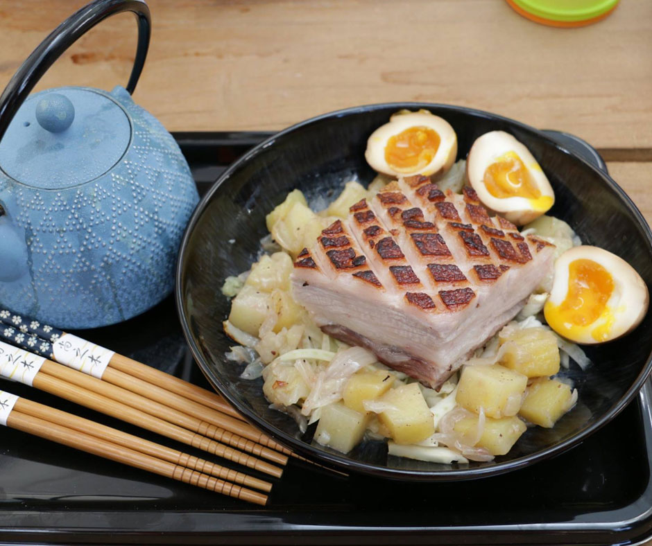 3º posto, The Melt in Mouth: Ramen con pancetta di Maiale.