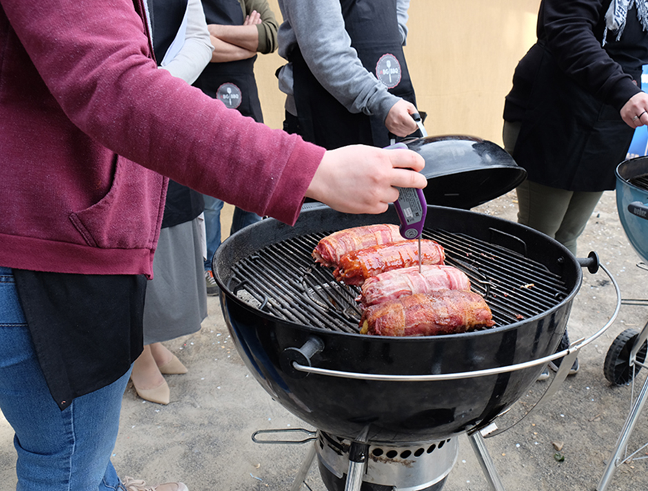 Bacon bomb explosion