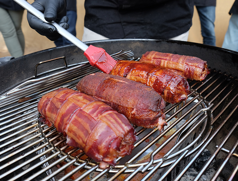 Bacon bomb explosion