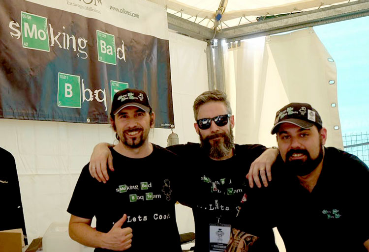 Smoking Bad BBQ Team (Grand Champions - Soliera) - Alessandro Oddone, Marco Manzani e Luca Contri