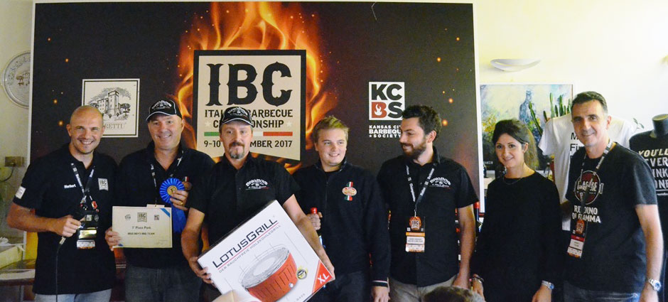 Italian Barbecue Championship 2017 Pork: 1° BrigBoys BBQ Team