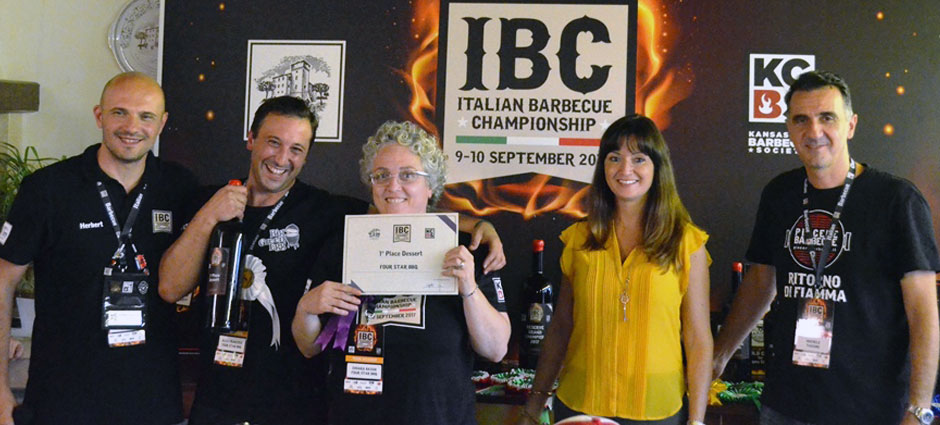 Italian Barbecue Championship 2017 Dessert: 1° Four Star BBQ Team