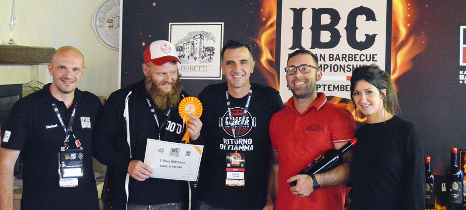 Italian Barbecue Championship 2017 Sauce: 1° Smoke 'n' Fire BBQ Team