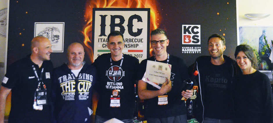 Italian Barbecue Championship 2017 Premio Speciale della Giuria VIP: Sticky Fingers BBQ Team