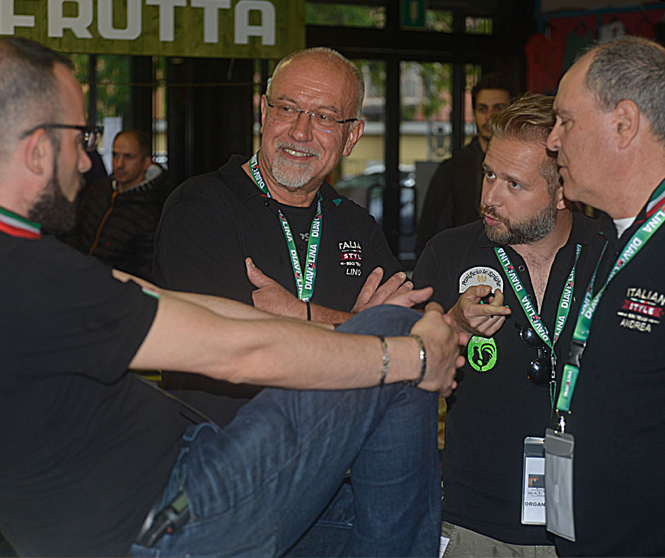 Italian Style BBQ Team - da sinistra Pietro Tebano, Lino De Cet, Alessandro Pavanello e Andrea Martucci