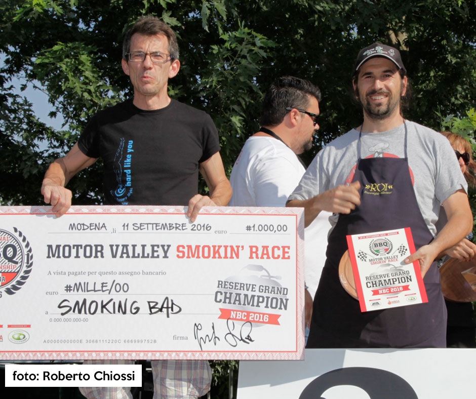 Motor Valley Smokin' Race - Reserve Champion, Smoking Bad BBQ Team