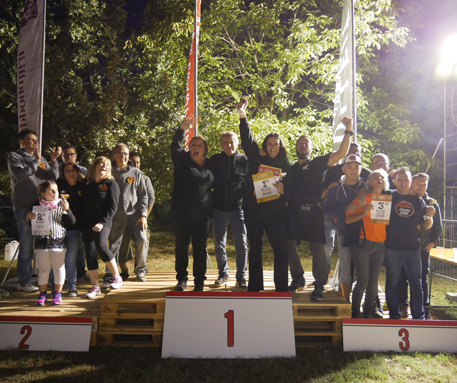 Overall Chicken + Side dish: 1º posto Legio I, 2º posto I Luna Pork e 3º posto No Surrender