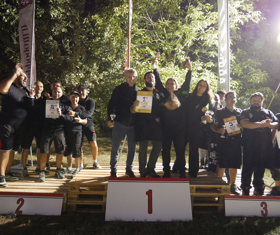 Overall Pork Ribs: 1º posto Legio I, 2º posto All You Can Smoke e 3º posto I Porci Scomodi