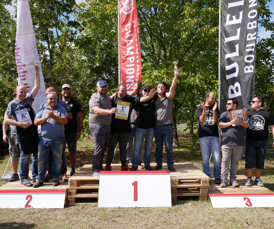 Overall Pork shoulder: 1º posto IGC BBQ, 2º posto Kill Grill BBQ e 3º posto Wild Hogs BBQ