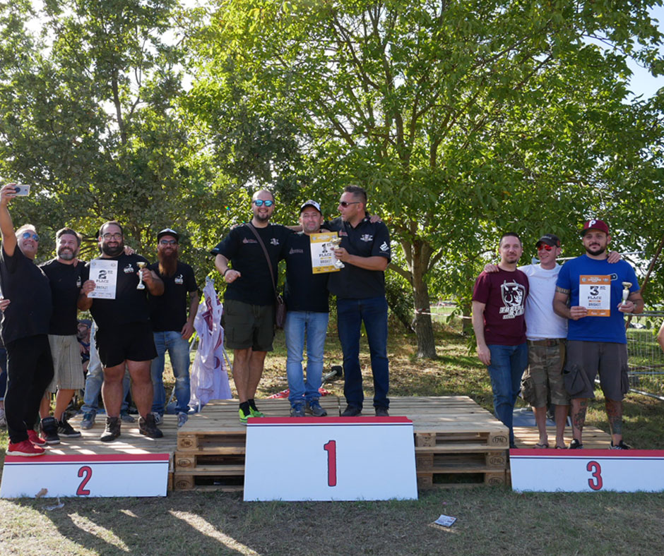 Overall Brisket: 1º posto Pork 'n' Roll, 2º posto Calabria Smoking Barbecue e 3º posto Torino Ribs