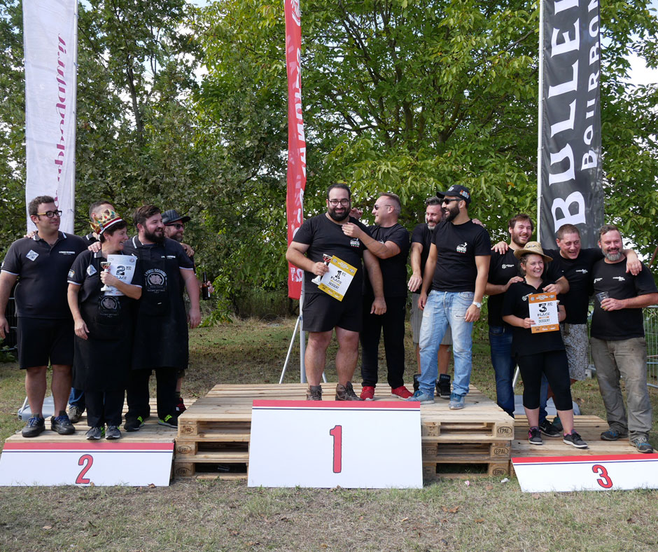 Extra overall Dessert: 1º posto Calabria Smoking Barbecue, 2º posto I Porci Scomodi e 3º posto Oversmoke Killers Bbcrew