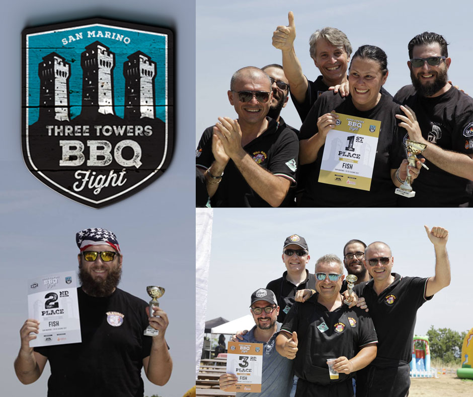 Overall Fish + Side dish - 1º posto: Legio I, 2º posto: The Bulldogs BBQ Team e 3º posto: Kill Grill