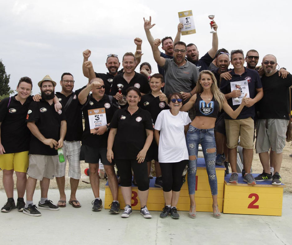 Overall Brisket - 1º posto: Suqulento, 2º posto: Southern Grillers e 3º posto: Emilian Piggers