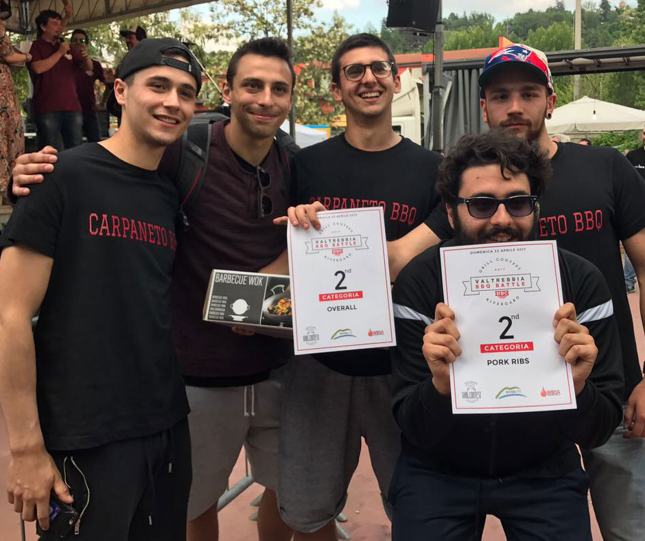 2° posto Overall - Carpaneto BBQ Team